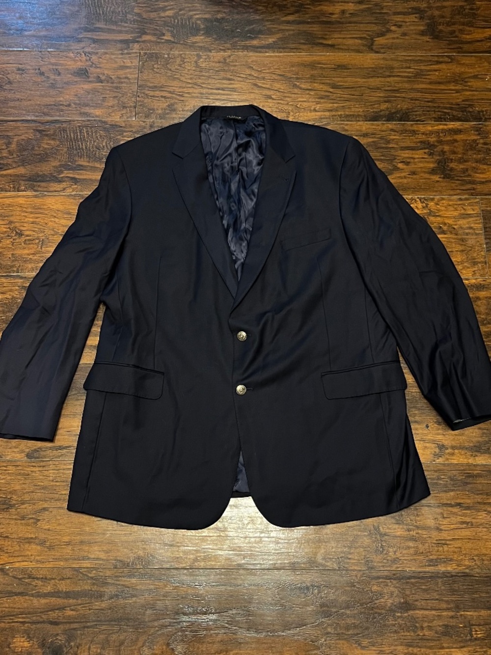 Jos A Bank Gordon Navy Blue Signature Gold Suit Blazer Sport Jacket 50L 50LG